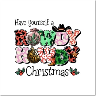 Howdy Christmas Posters and Art